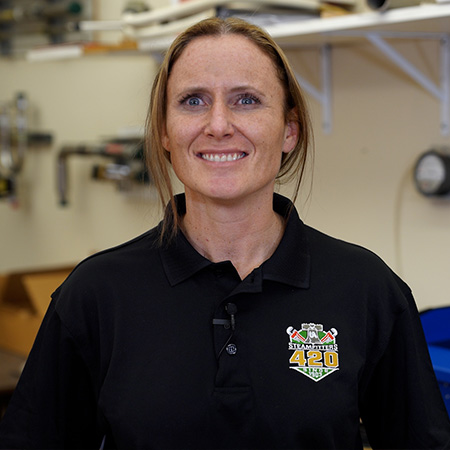 JoAnn Johnson, Apprentice Steamfitter